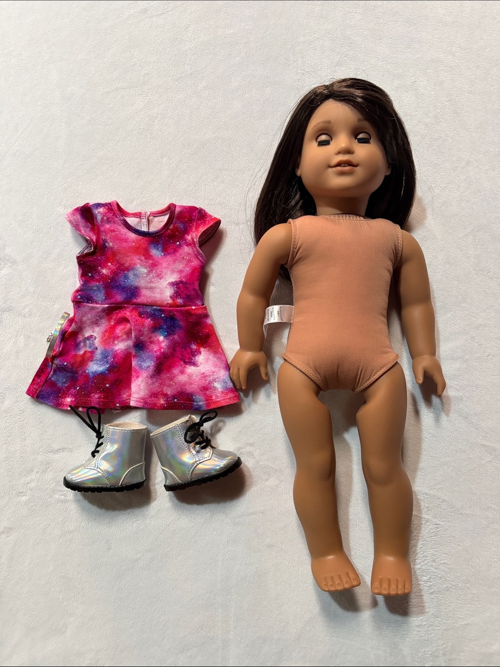 American Girl Luciana Doll with Dress, Boots and choker